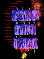 Bài 5: Các hàm mẫu trong excel