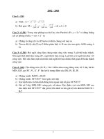 de thi tuyen vao 10 chuyen TP ha nam 2002-2003