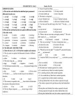 ENGLISH TEST 12 (CULTURAL DIVERSITY)