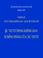 Véc tơ trong không gian