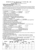 Đề KT kỳ I NV7(MT - ĐA)