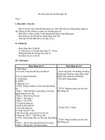 Đi chạy bước qua chướng ngại vật