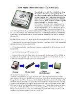 Tìm hiểu cách làm việc của CPU