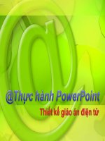 Hướng dẫn sử dụng Powerpoint - Thiết kế bài giảng điện tử 9