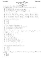 Đề thi công nghệ 10 mã 3