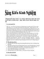 SKKN-ứng dụng phần mềm-THCS Hòa Bình