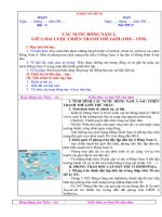 đông nam á giữa hai cuộc chiến tranh thế giới