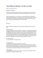 1-2-3 ta cùng tạo Blog Opera