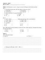 Bài ôn Tiếng Việt