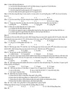 CÁC ĐỀ THI THỬ ĐẠI HỌC