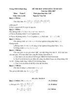 de thi va dap an HSG toan 9(Cuc hay)