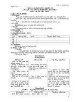 Sinh học 9 - 3 cột