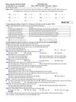 Kiểm tra sinh 7 tiết 55