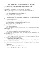 CẤU TRÚC ĐỀ THI TUYỂN SINH VÀ PHƯƠNG PHÁP THỰC HIỆN