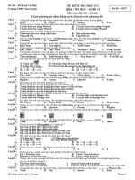 Đề thi HKI lớp 12 cơ bản (3)