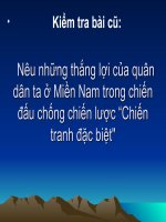 Bài 29: Cả nước trực tiếp chiến đấu chống Mĩ, cứu nước (1965- 1973