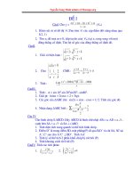 350 bài toán ôn thi Đại Học