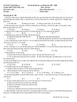thi thử ĐH lần 1