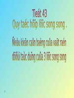 Bài 19 : Quy tắc hợp lực song song cùng chiều
