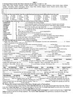 Bài tập ôn Unit 1 (TA12)