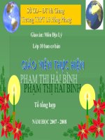 Bài 39: Địa lí ngành thông tin liên lạc