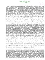 XIN ĐỪNG GÕ CỬA