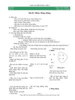 Giáo án Hình học 6