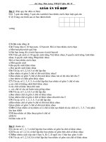 Bai tap lop 11-Dai so to hop