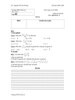 tiết 36.kiểm tra một tiết(4đề)