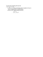 Giải ph­uong trình