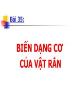 Bài 35: Biến dạng cơ của vật rắn