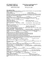 Đề thi vào lớp 10 chọn THPT Nghĩa Đàn