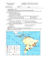 Đề kiểm tra chất lượng lớp 7