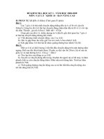 Đề thi HK I Vật Lý 10 NC_ THPT Nguynễ Đình Chiểu- Bến Tre