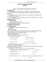 CHỦ ĐỀ TỰ CHỌN VỀ KHẢO SÁT HÀM SỐ