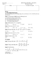 KT chương I Đại số 9