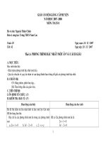 Tiết 42 PT bậc 1 và cách giải