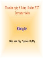 Động từ