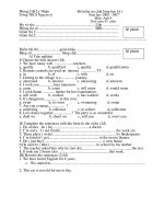 Tuyển tập đề thi học kì I toán 9