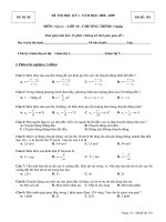 Học kỳ I - K10CB