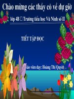 Tiết 31- Tập Đọc: Kéo co
