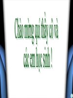 Chương II - Bài 3: Các hệ thức lượng trong tam giác và giải tam giác