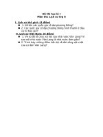 đề thi học kì 1 lịch sử lớp 6