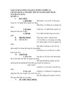 THANG 4. MOT SO NGHE THUOC NGANH XAY DUNG