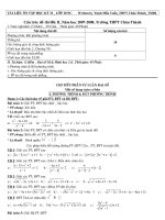 Ôn tập Toán 10 học kỳ II (nâng cao)