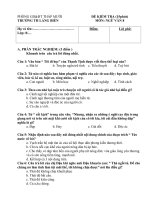 Đề kiểm tra Ngữ văn 8