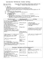 Giáo án đại số 9 chương III