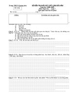 Đề Khảo sát đầu năm Văn 7 (Đề A)