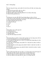 Trac nghiem 11 Nang Cao - Từng bài theo SGK