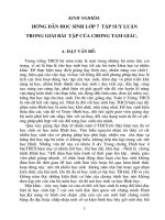 hướng dẫn học sinh tập suy luận chương tam giác